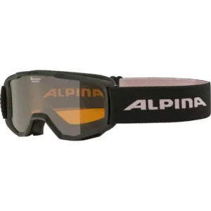 ALPINA Piney Skibriller Barn - Svart Matt