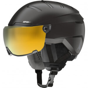 Atomic Savor GT Visor Stereo, skihjelm med visir, sort