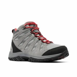 Columbia Redmond III Mid Waterproof Womens, Steam / Red Coral