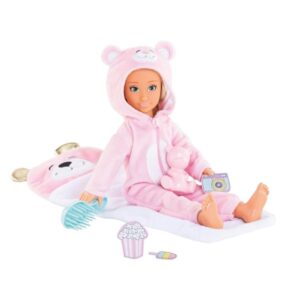 Corolle Girls - Fashion Doll Valentine Pajama Party set