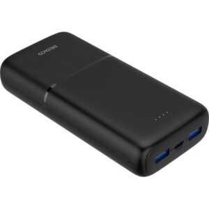 Deltaco PB-C1008 Powerbank - Sort - 20000 mAh