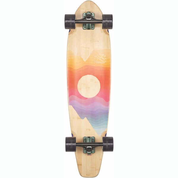 Globe Arcadia Longboard - Bamboo/Mountains