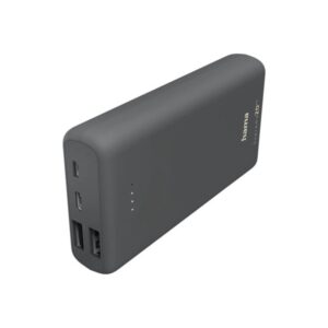 Hama Supreme 20HD Powerbank - Sort - 20000 mAh