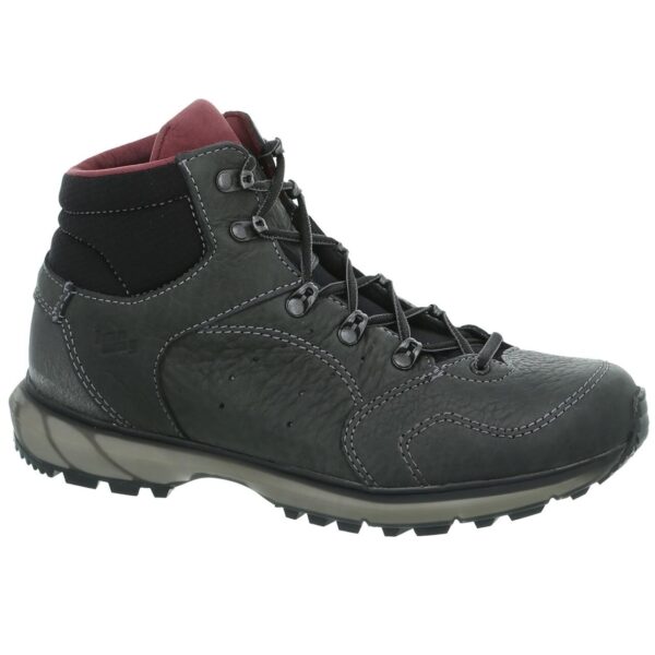 Hanwag Womens Tsoma Mid Lady (Grå (ASPHALT/DARK GARNET) 37)