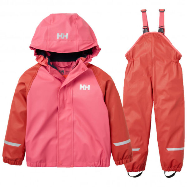 Helly Hansen Bergen Fleece PU 2.0, regnsæt, børn, poppy red