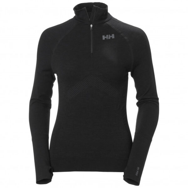 Helly Hansen H1 Pro Lifa Seamless 1/2 zip, dame, sort