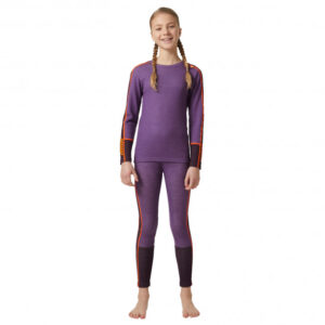 Helly Hansen JR Lifa Merino Midweight, sæt, junior, lilla