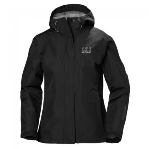 Helly Hansen Seven J regnjakke, dame, sort