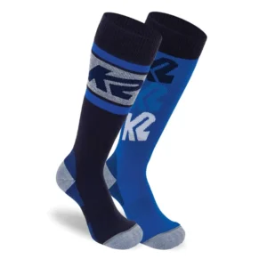 K2 All Mountain Ski Socks Barn (2-pakning) - Navy/Grå/Roy