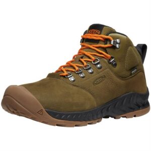 Keen Mens Nxis Explorer Mid WP, Dark Olive / Black