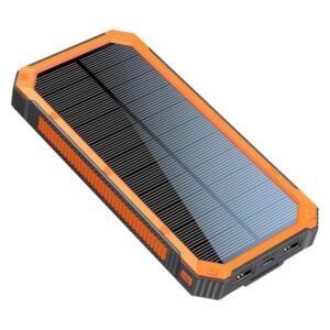 Lippa 10.000 mAh Solar Powerbank 2 x USB-A Output Powerbank - 10000 mAh