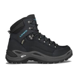 Lowa Womens Renegade GTX Mid Wide (Grå (ASPHALT/TURQUOISE) 36,5)