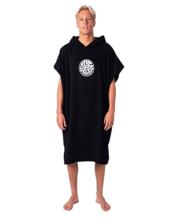 Rip Curl Icons Hooded Badeponcho - Sort