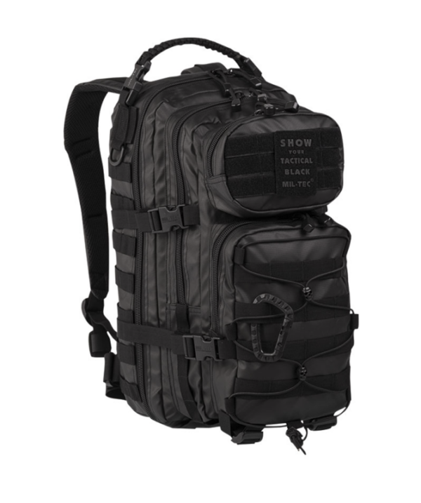 Rygsæk Tactical US Assault Sort - SMALL - 20 liter - Molle system