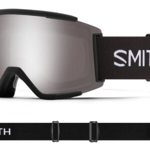 SMITH Squad XL Skibriller - Black/Platinum Mirror + ChromaPop Storm Rose Flash Lens