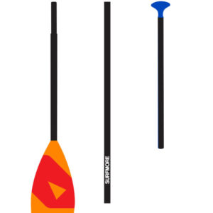 SURFMORE Aluminium SUP Padle 3-delt 2020