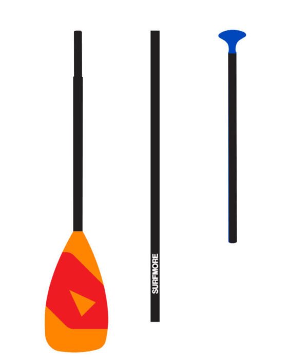 SURFMORE Aluminium SUP Paddle 3-delt 2020