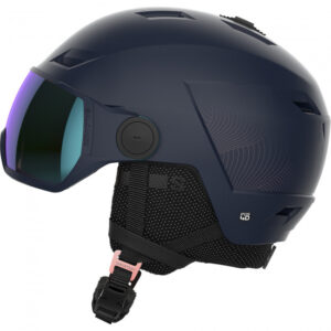 Salomon Icon LT Visor Photo Sigma, skihjelm med visir, mørkeblå