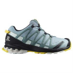 Salomon XA Pro 3D v8 GTX Womens, Zen Blue / Golden Kiwi