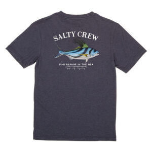 Salty Crew Rooster Boys S/S Tee - Navy Heather
