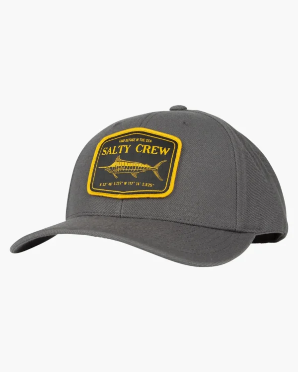 Salty Crew Stealth 6 Panel - Charcoal