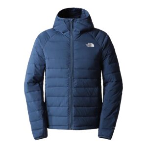 The North Face Mens Belleview Stretch Down Hoodie (Blå (SHADY BLUE) Small)