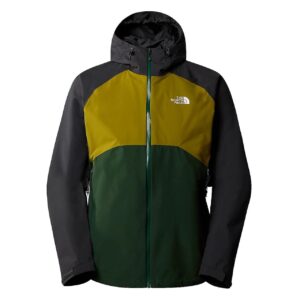 The North Face Mens Stratos Jacket (Green (PINENEEDLE/SPHRMS/ASTGY) Large)