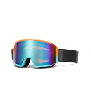 We Meta Ski Goggles - blå/oransje linse