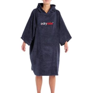 dryrobeÂ® Badeponcho i økologisk bomuld - Navy