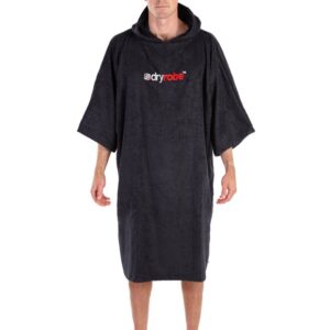 dryrobeÂ® Badeponcho i økologisk bomuld - Sort