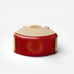 Bookman Curve Rear Light Genopladelig Baglygte - Beige - Cykellygte