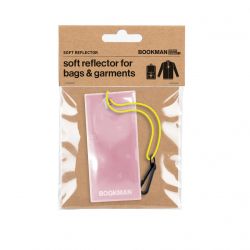 Bookman Hanging Reflectors Rectangle - Pink - Reflekser