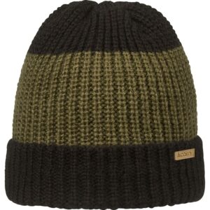 Cairn Martin 帽子，青少年，黑色/绿色