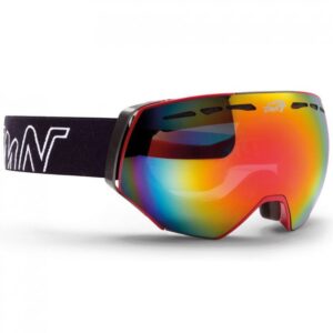 Demon Alpiner 滑雪护目镜，黑色/红色