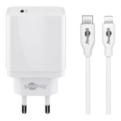 Goobay Lightning / Usb-c Pd Charging Set 20w - Oplader