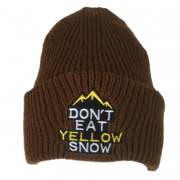 Grand Dog, Do not eat yellow snow, brown