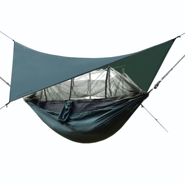 Hængekøje sovesystem - Hammock incl. Net & Tarp Combi