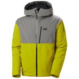 Helly Hansen Gravity Insulated, giacca da sci, da uomo, giallo verde