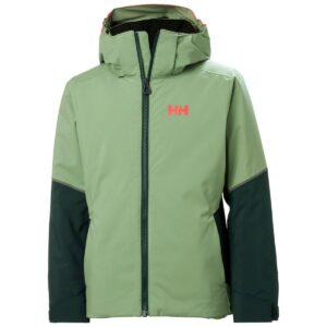 Helly Hansen JR Jewel, jaqueta de esqui, júnior, verde claro