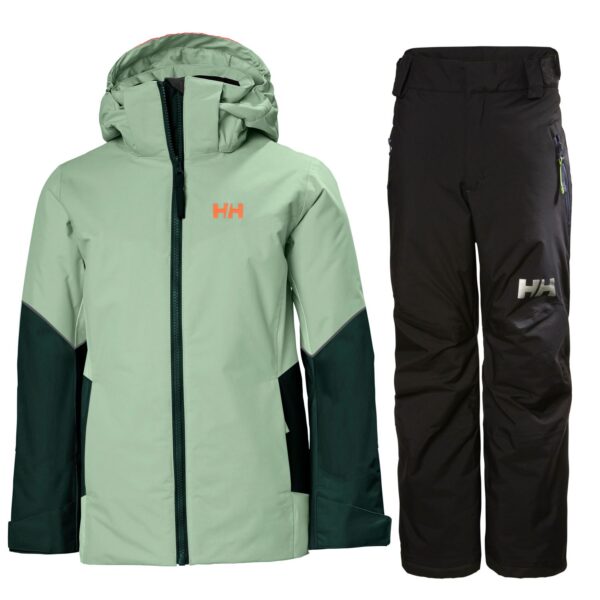 Helly Hansen JR Jewel, skisæt, junior, lysegrøn