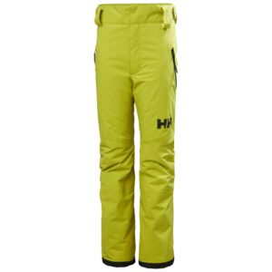 Helly Hansen Legendary, pantaloni da sci, junior, giallo verde