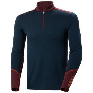 Helly Hansen Lifa Merino Midweight 1/2 Zip, herre, mørkeblå