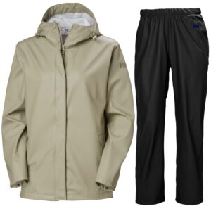 Helly Hansen Moss regnsæt, dame, beige/sort