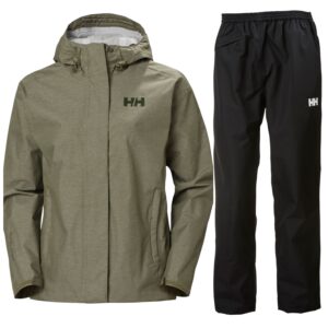 Helly Hansen Nari regnsæt, dame, grøn/sort