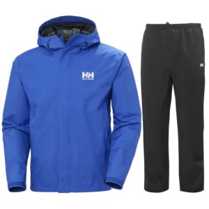 Helly Hansen Seven J, regnsæt, herre, blå/sort