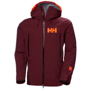 Helly Hansen Sogn 2.0, chaqueta shell, hombre, rojo oscuro