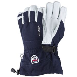 Hestra Army Leather Heli ski gloves, navy