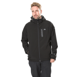 Jakke til herre - Trespass Accelerator ll - Softshell - Sort