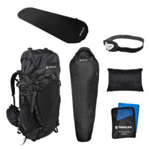 Outdoor/shelter pakke - Essentials - Inkl rygsæk
