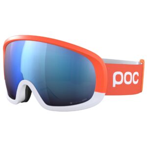 POC Fovea Race, maschera da sci, arancione zinco/bianco idrogeno